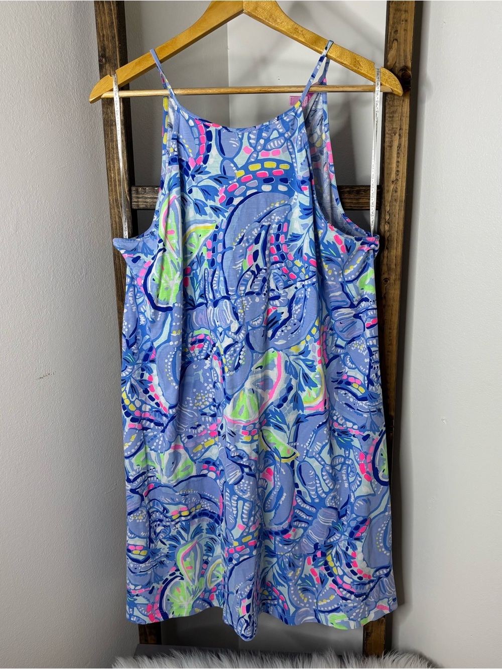 Lilly Pulitzer Margot Swing Halter Dress Pinch Pinch Sleeveless Size L